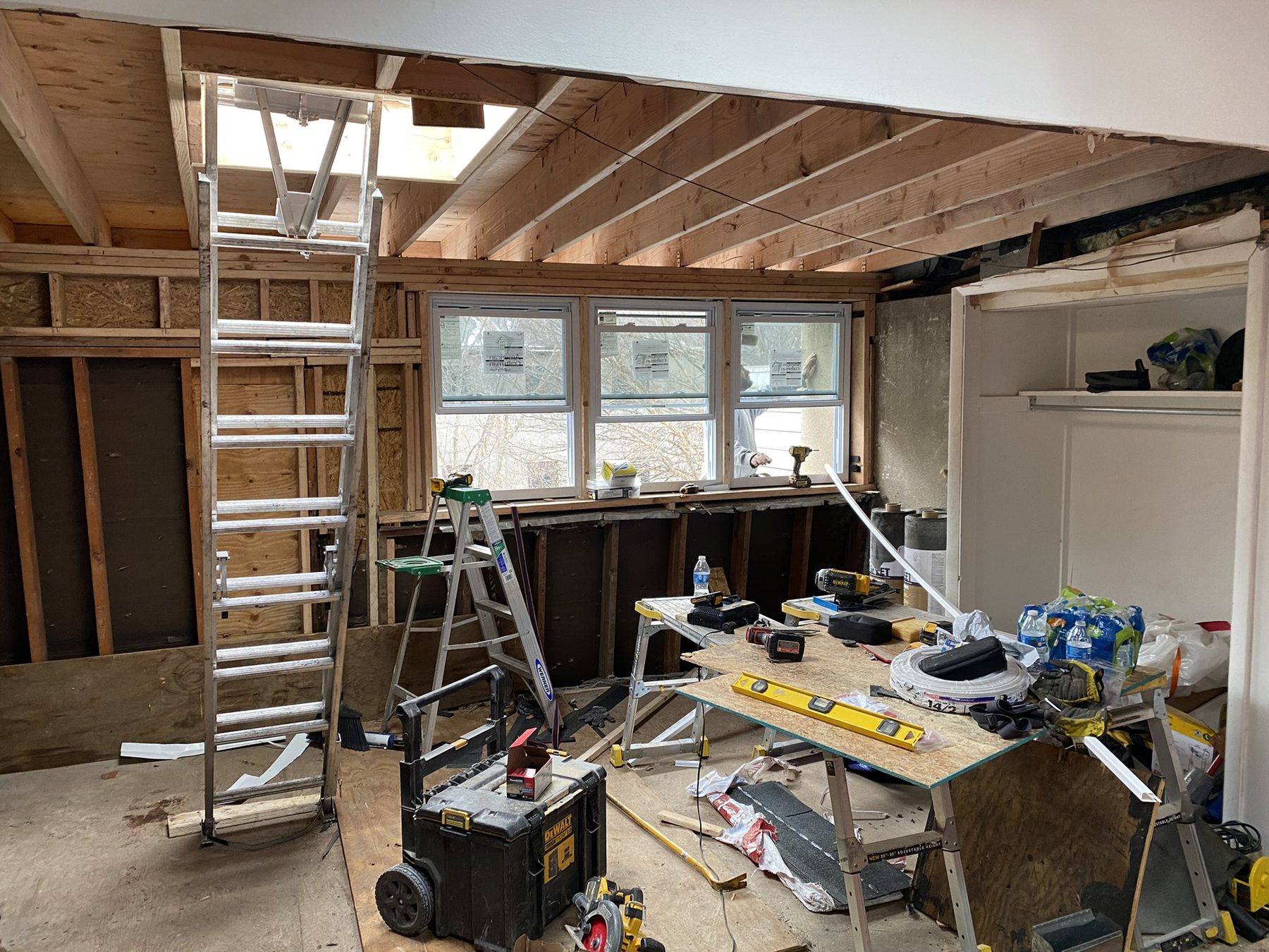 Structural framing and carpentry work by a Philadelphia contractor